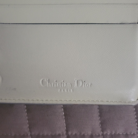 Lady DIOR Cloud Blue Cannage leather wallet - Picture 7 of 8